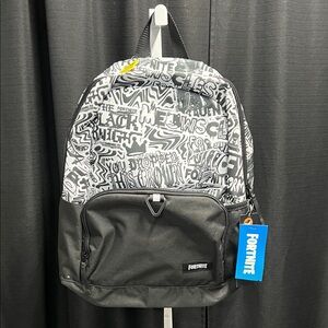 Fortnite Black and White Backpack